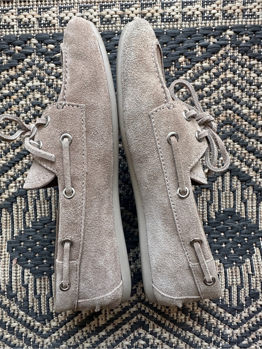 Jeffery Campbell Yachting Day Boat Shoes size 8 Taupe Suede - Picture 5 of 7